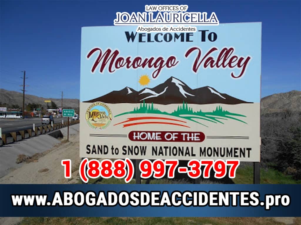 Abogado de Accidentes en Morongo Valley CA