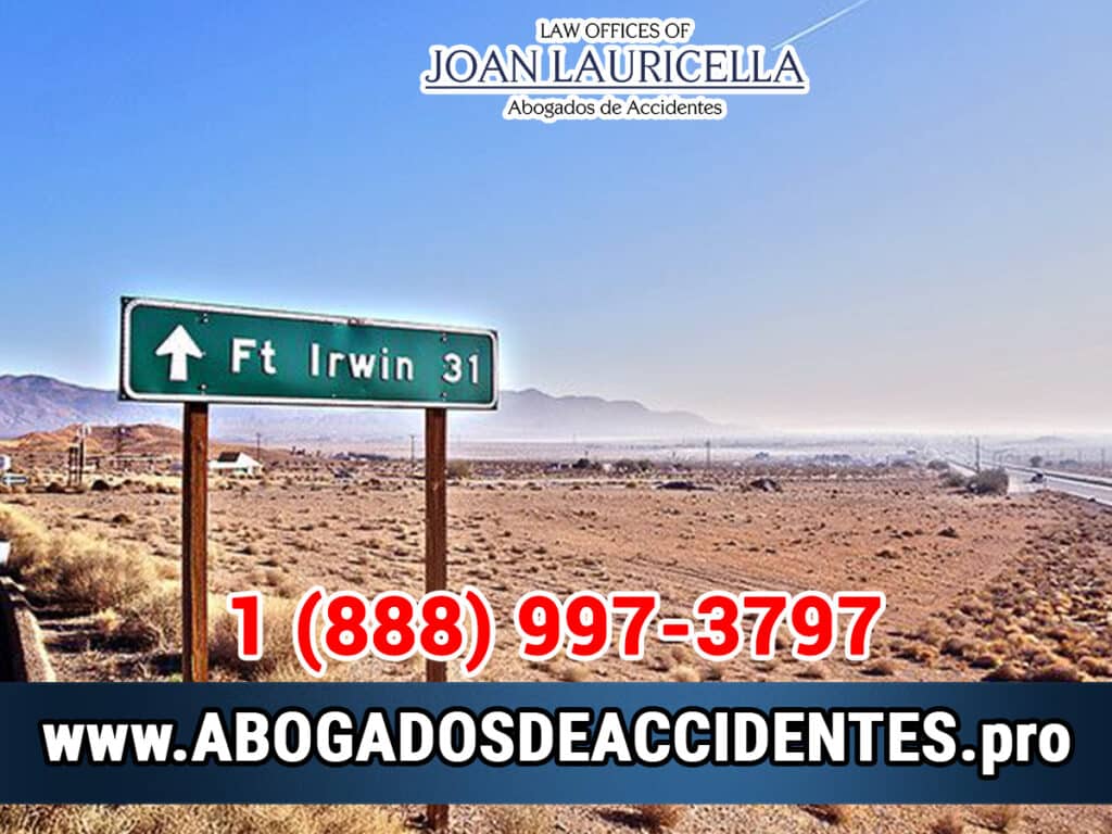 Abogados de Accidentes en Reserva Militar Fort Irwin CA