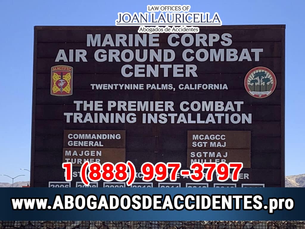 Abogado de Accidentes en Twentynine Palms Base CA