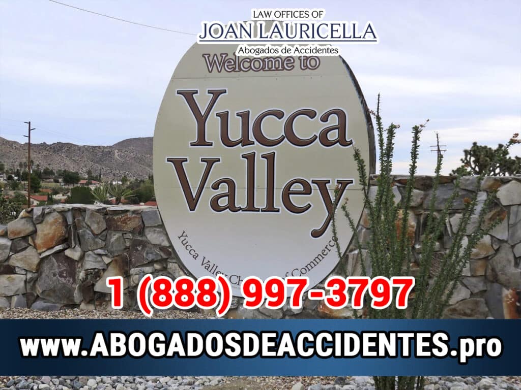 Abogado de Accidentes en Yucca Valley CA